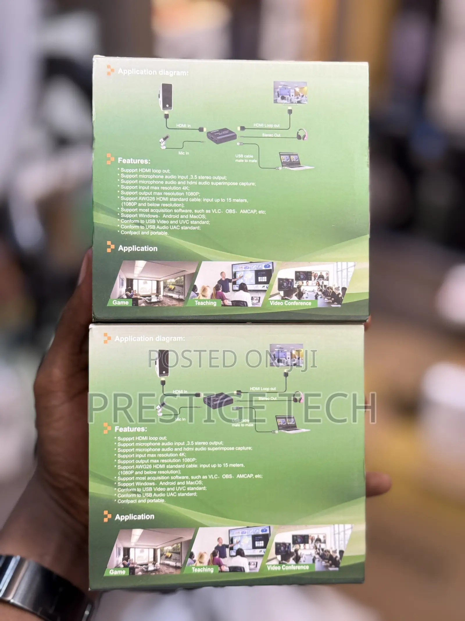 Hdmi Video Capture Card With Audio and Mic Input