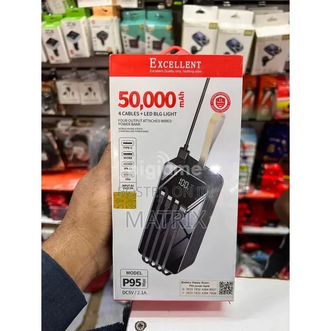 Excellent P95 Max 50,000mah Power Bank
