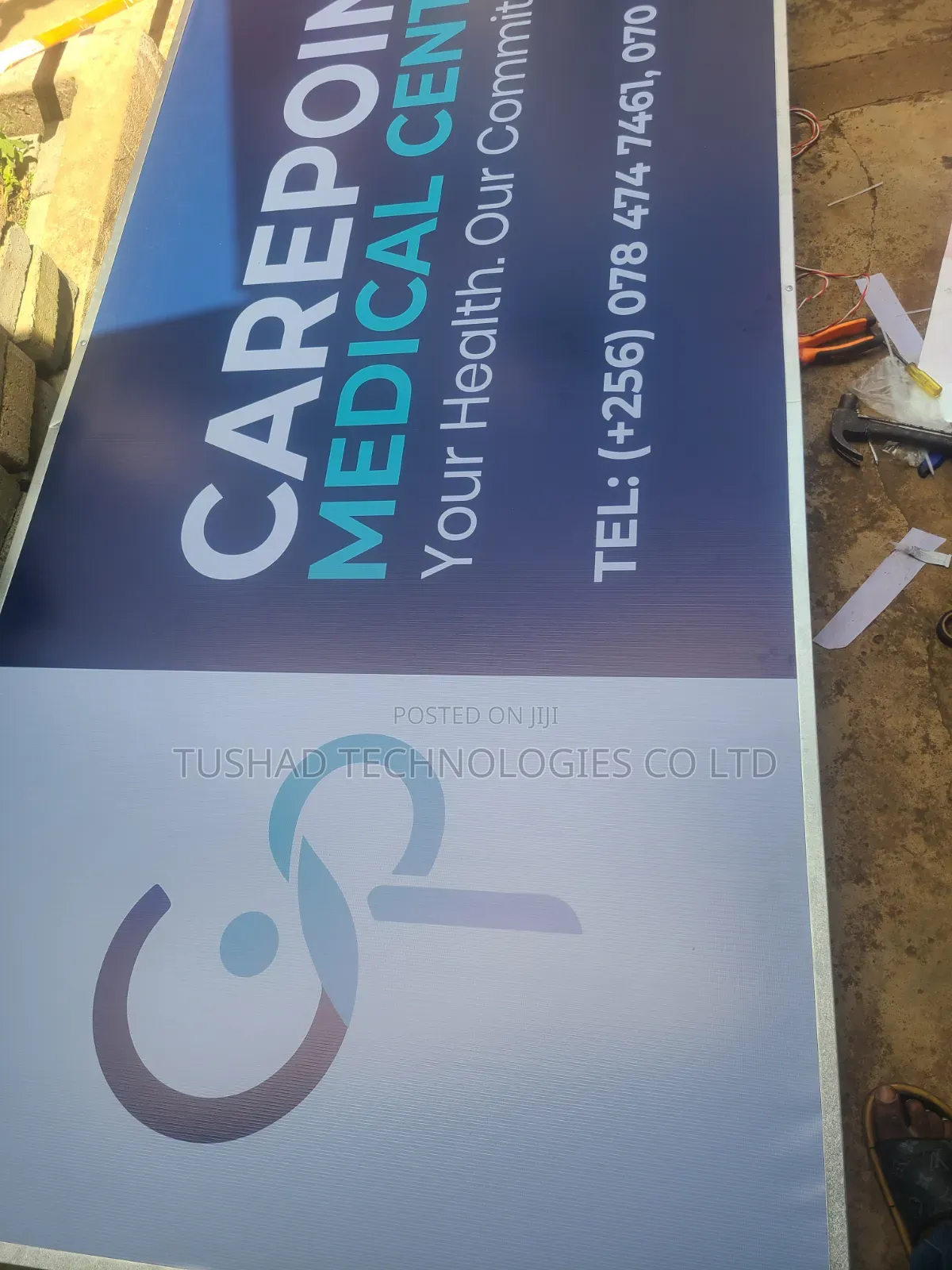 Light Box, Outdoor Banner Sticker Acrylic Signage, Metallic Sign Posts