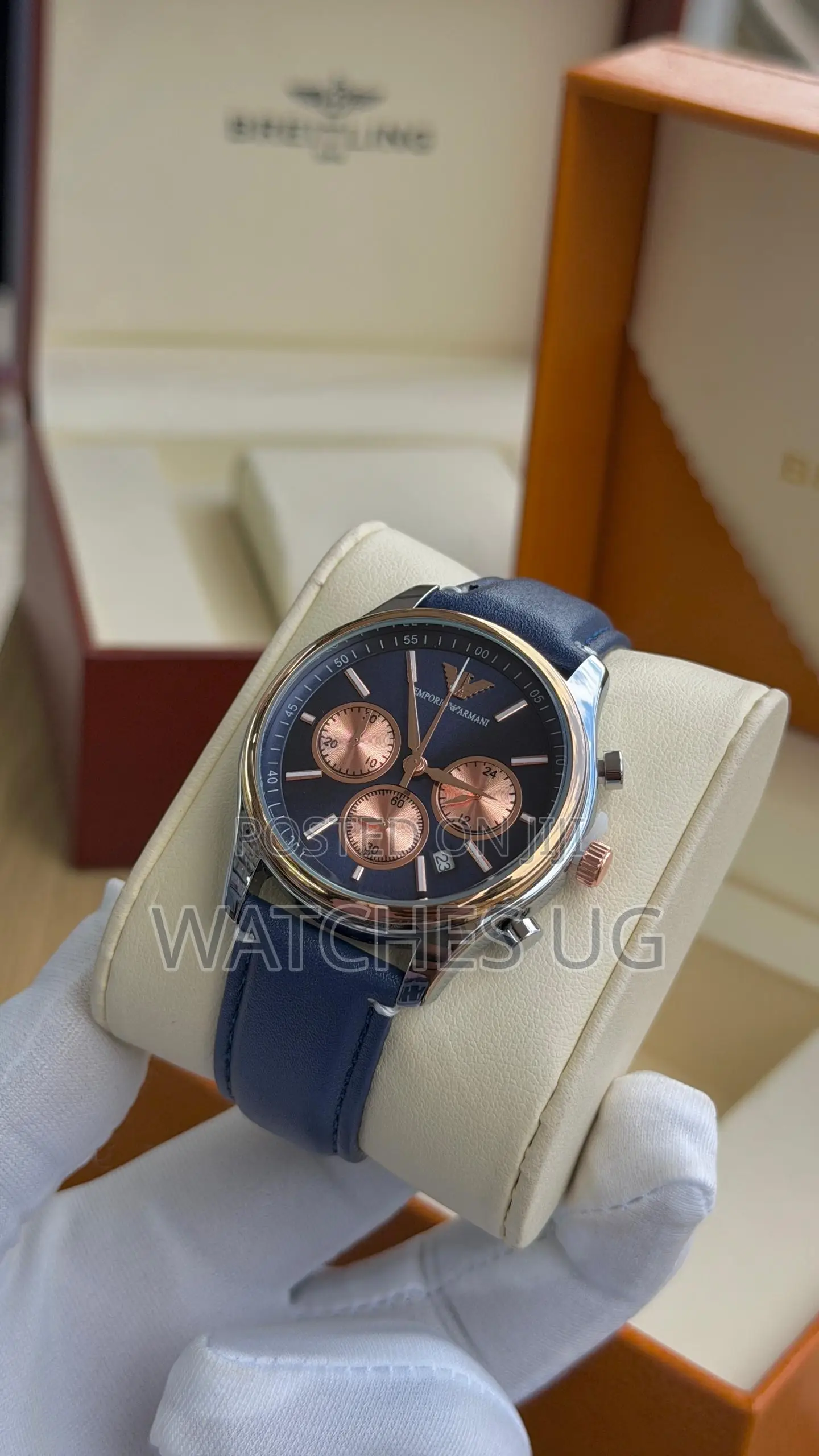 Blue Armani Watch