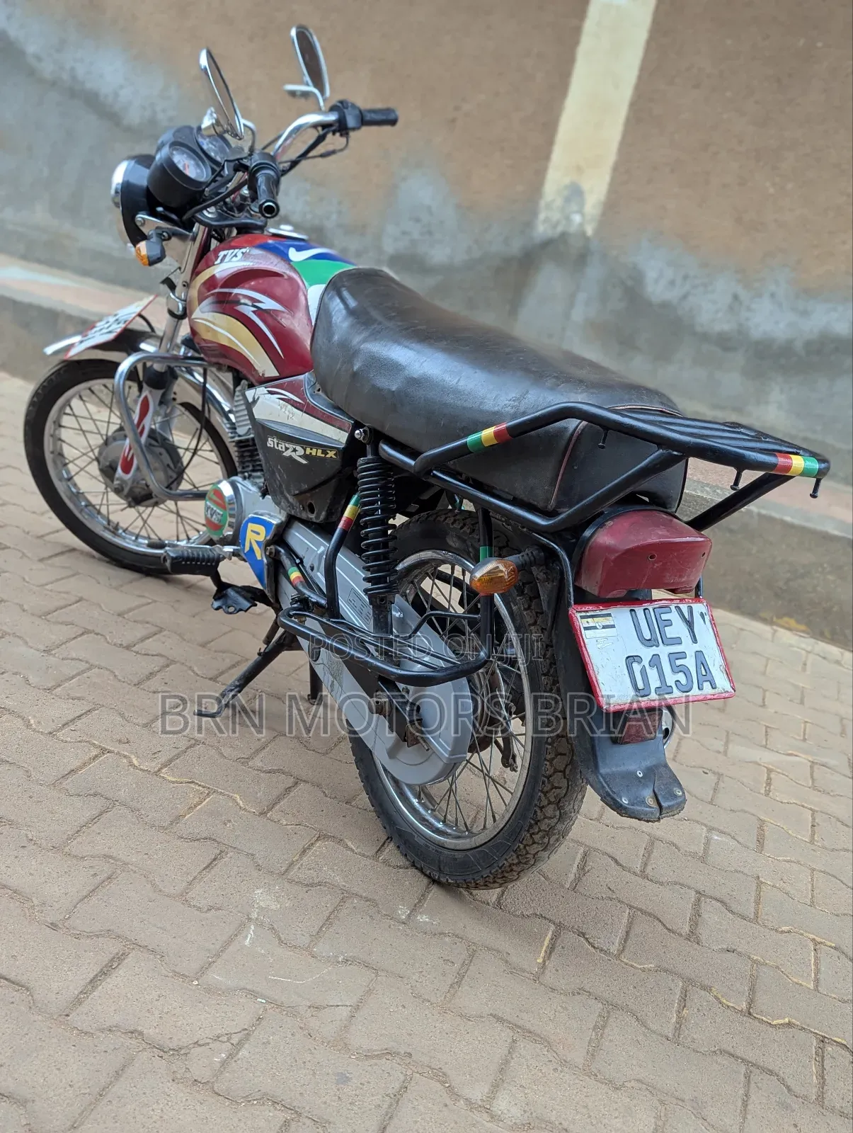 TVS XL 100 2020 Red