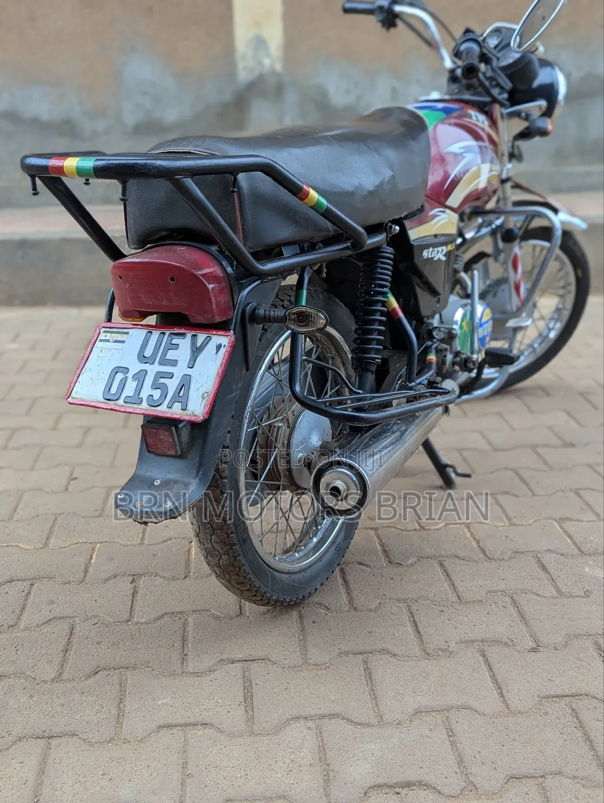 TVS XL 100 2020 Red