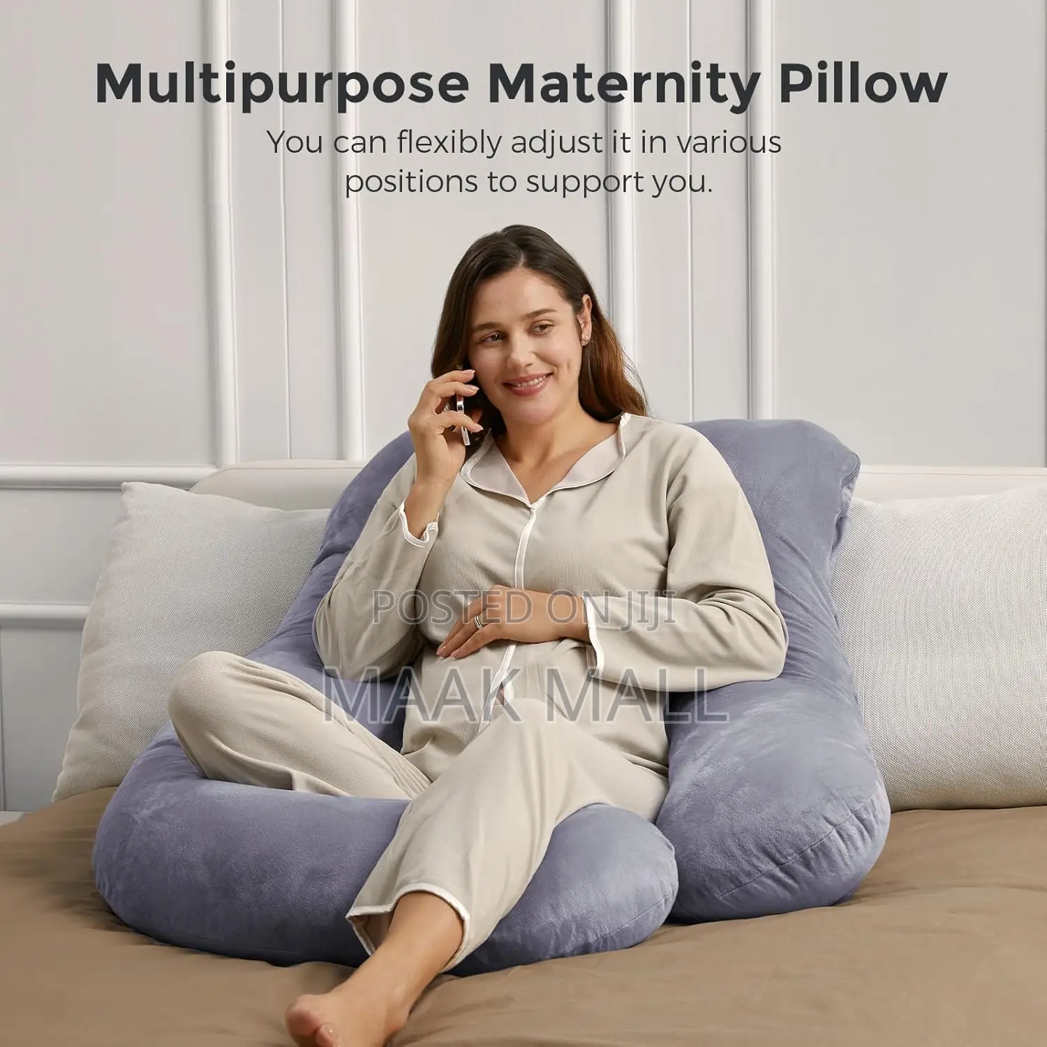Pregnancy Pillows, U Shaped Full Body Maternity Pillow With Removable