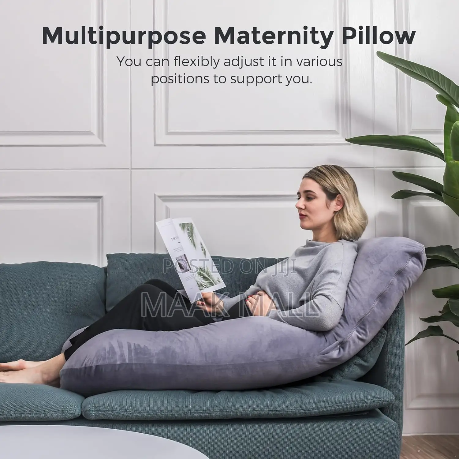 Pregnancy Pillows, U Shaped Full Body Maternity Pillow With Removable