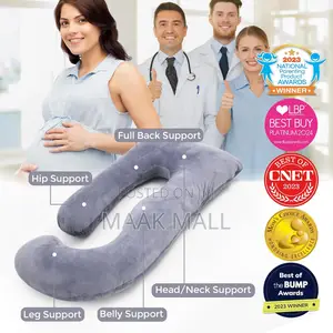 Pregnancy Pillows, U Shaped Full Body Maternity Pillow With Removable
