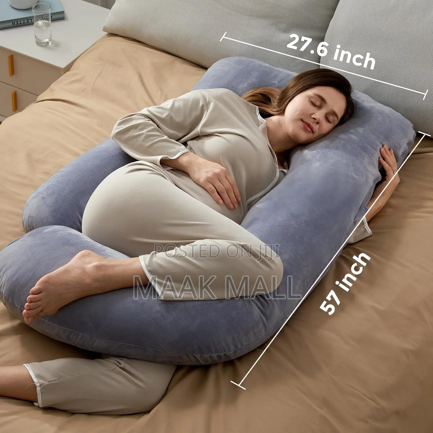 Pregnancy Pillows, U Shaped Full Body Maternity Pillow With Removable