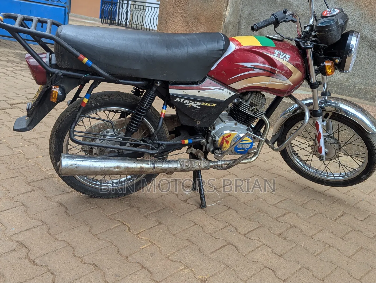 TVS XL 100 2020 Red