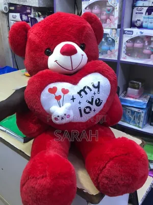 Large Red Plush Teddy Bear