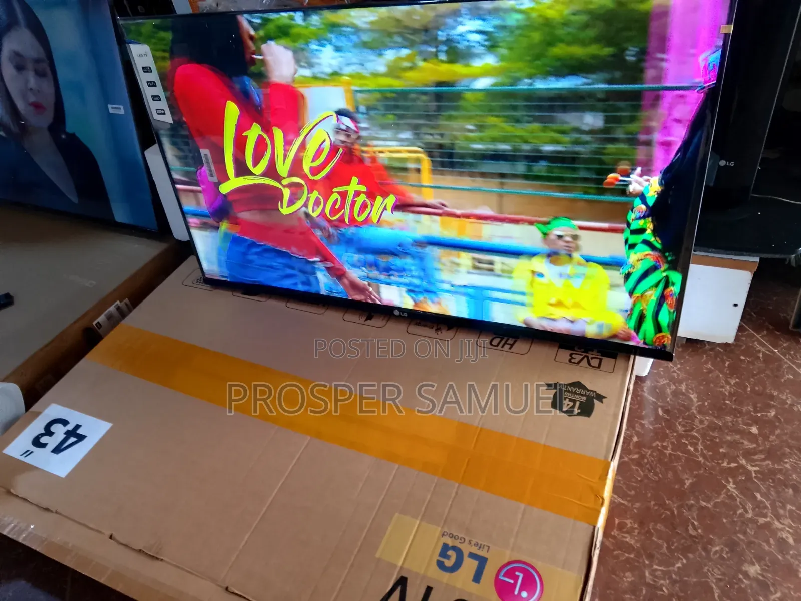Lg 43 Inches Frameless Digital Flat Screen With Inbuilt Free to Air De