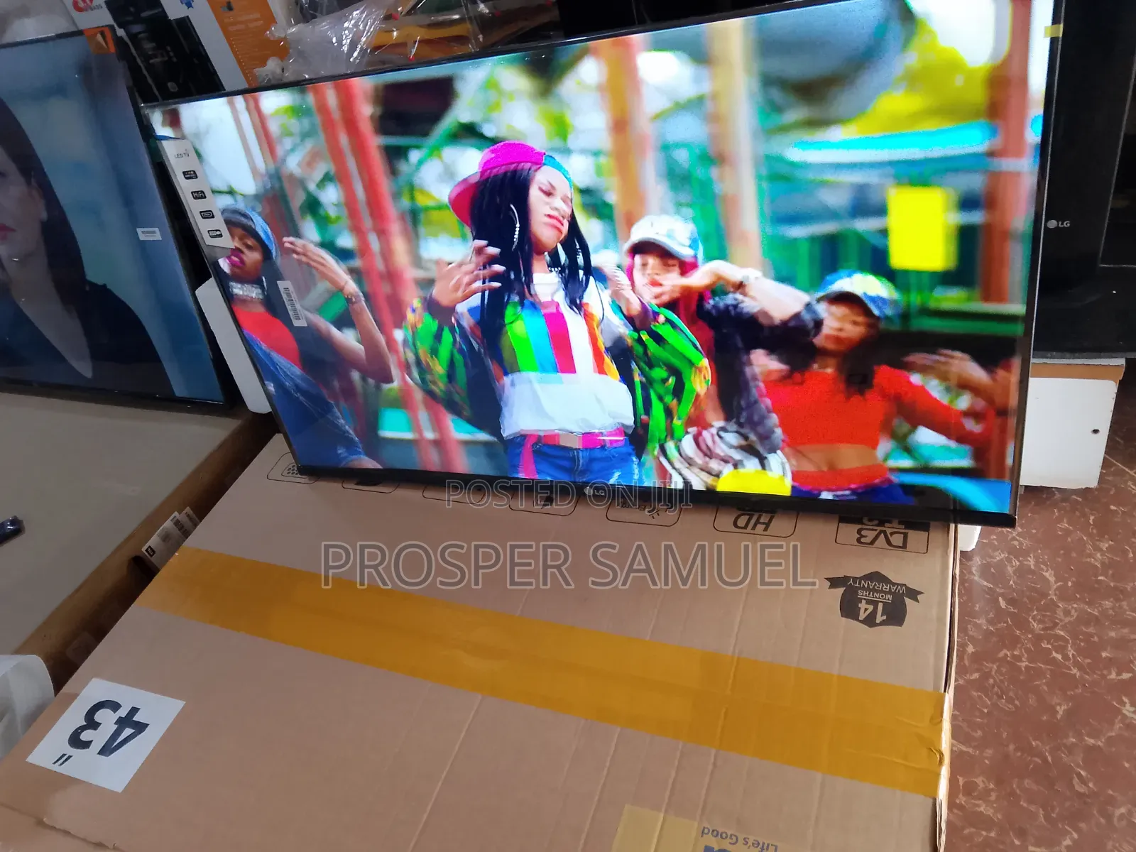 43 Inches Frameless Digital Lg With Inbuilt Free to Air Decoder Tv