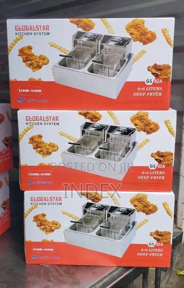 12l Globalstar Double Deep Fryer