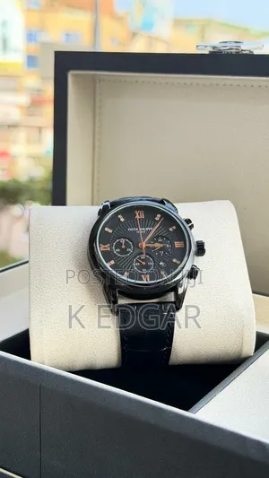 Automatic Black Patek Philippe Wrist Watch