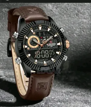 Brown Naviforce Wrist Watch