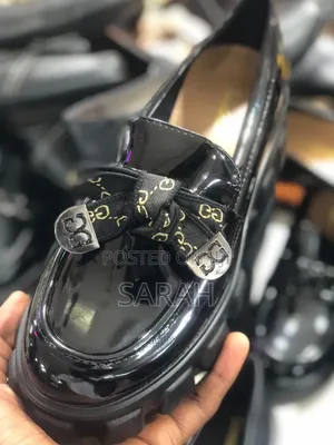 Black Patent Chunky Loafers