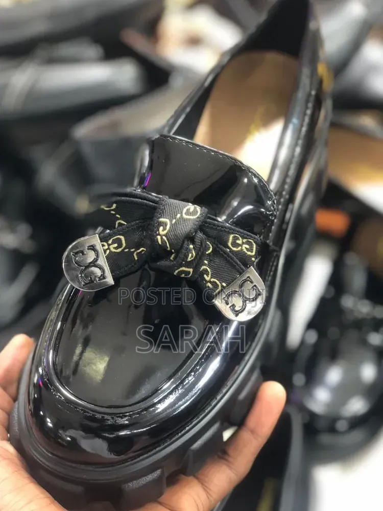 Black Patent Chunky Loafers