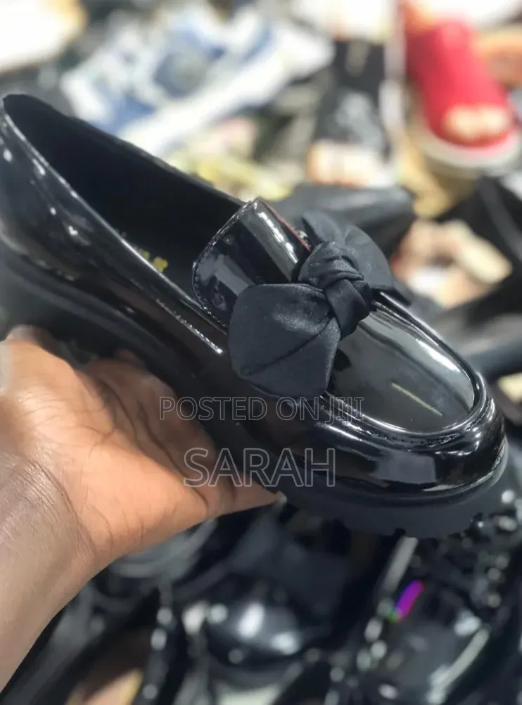 Black Patent Chunky Loafers