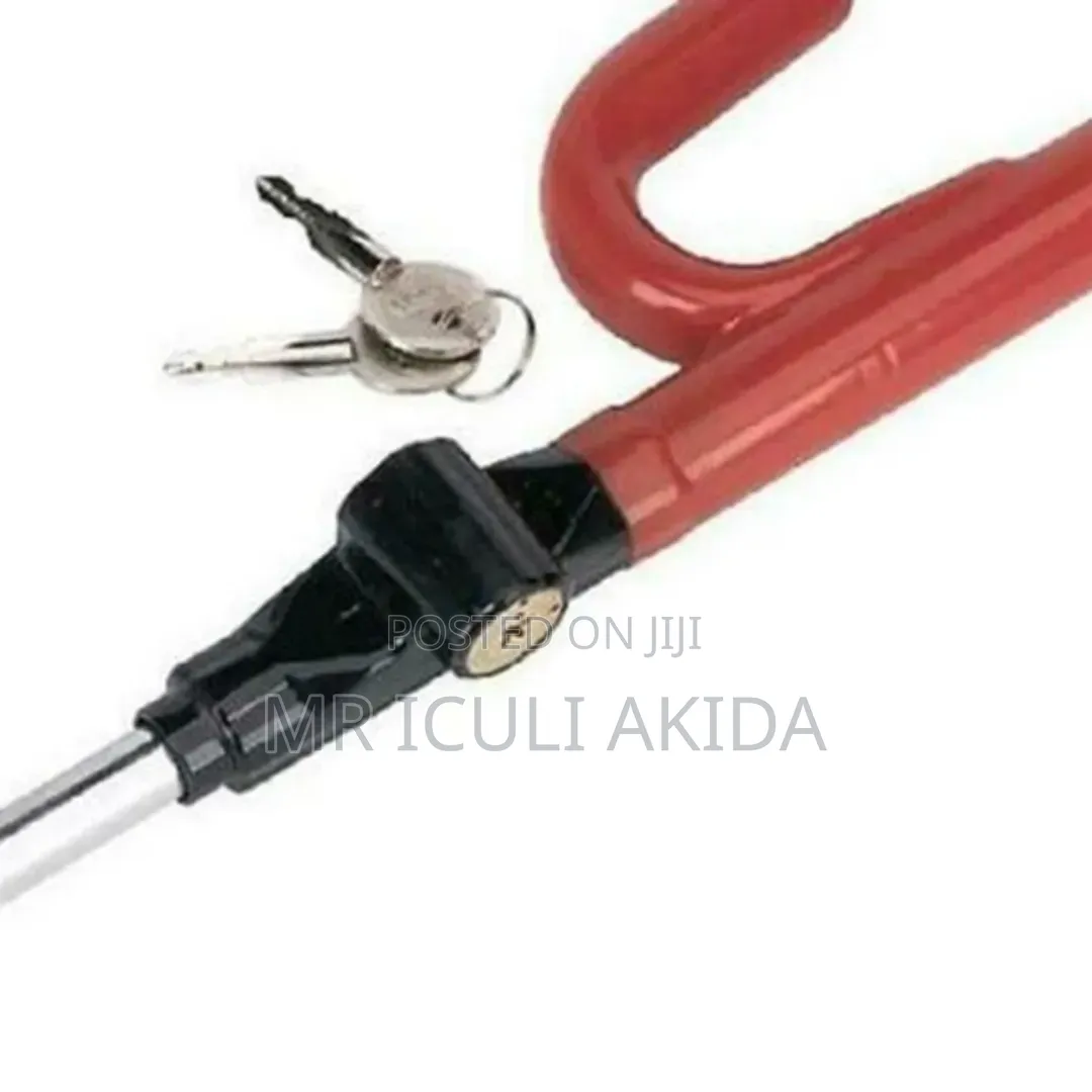 Universal Club-Style Car Steering Wheel Locking Padlock