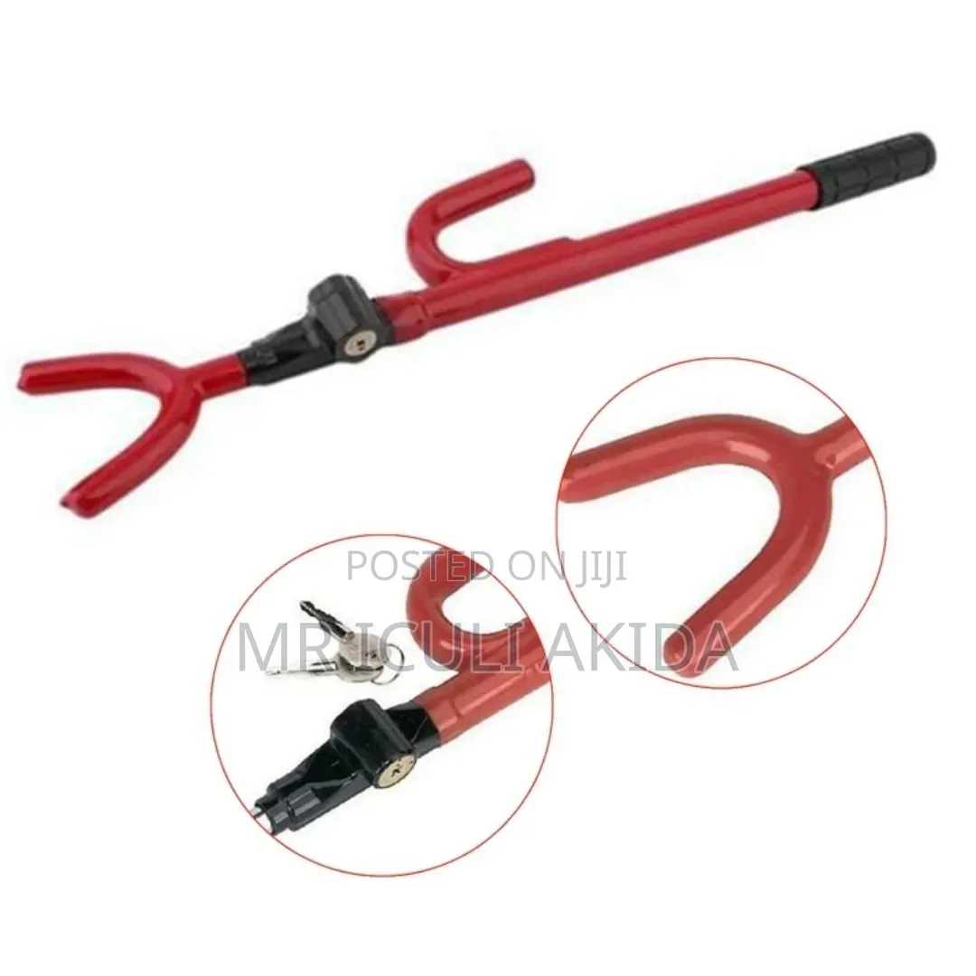 Universal Club-Style Car Steering Wheel Locking Padlock