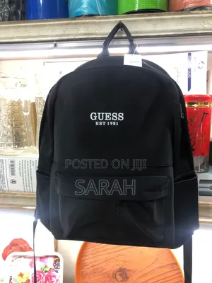 Black Guess Outfitters Designer Backpack