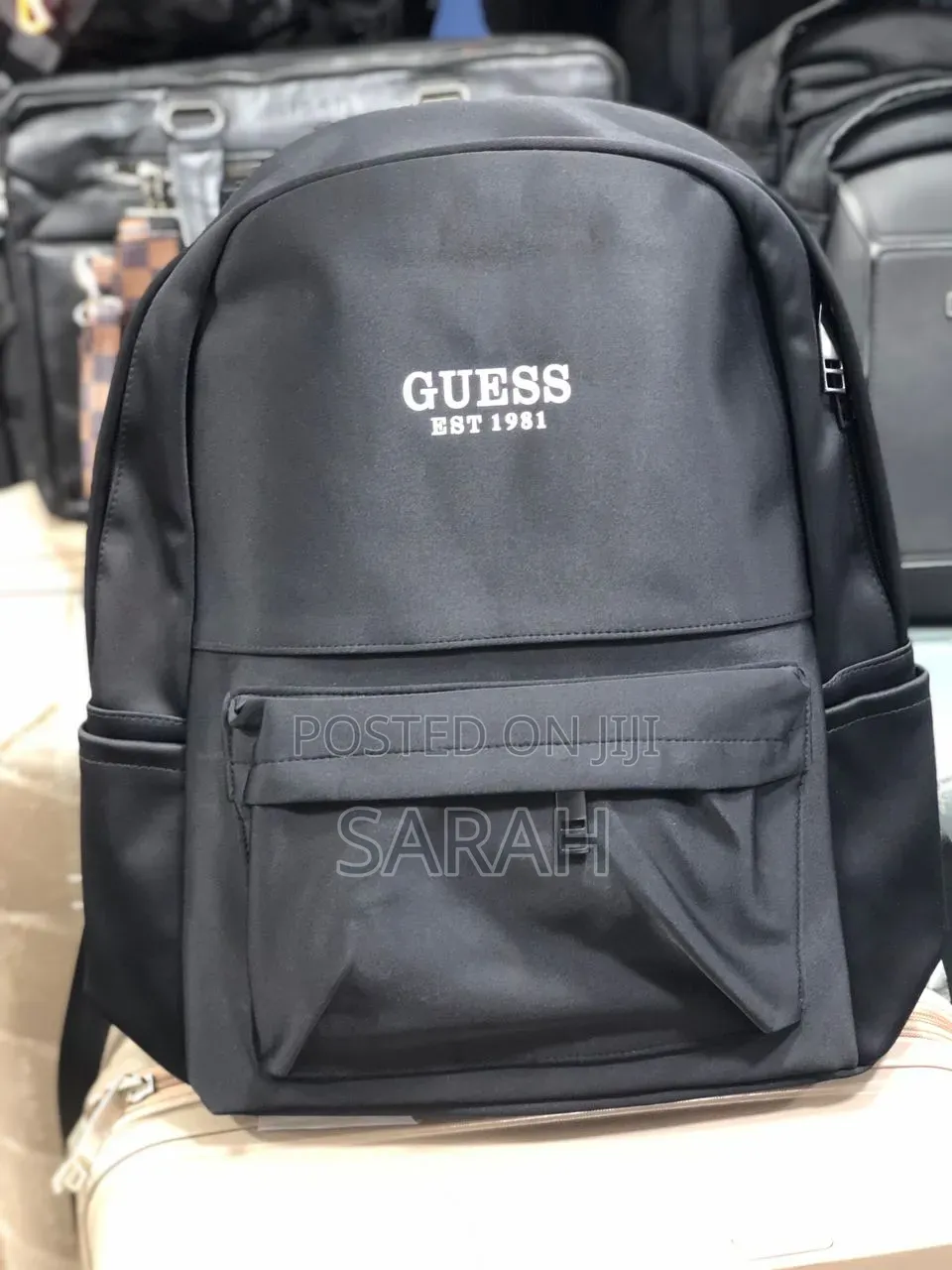 Black Guess Outfitters Designer Backpack
