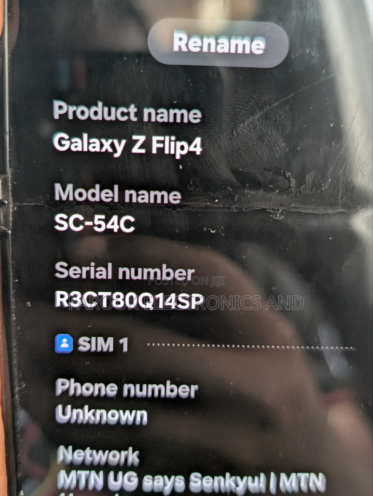 Samsung Galaxy Z Flip4 128 GB Black