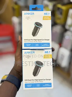 Anker 323 Car Charger 52.5w, Cigarette Lighter Charger