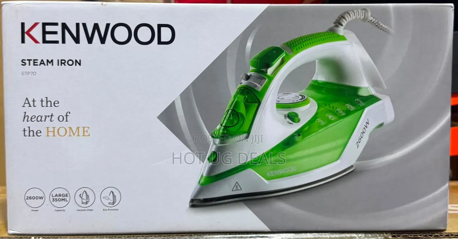 Kenwood 2600w Steam Iron With Ceramic Soleplate, Spray, Steam Burst