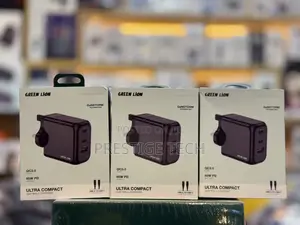Green Lion Ultra Compact 65w Gan Wall Charger With Type C Cable