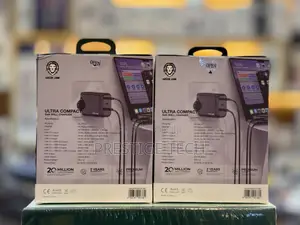 Green Lion Ultra Compact 65w Gan Wall Charger With Type C Cable