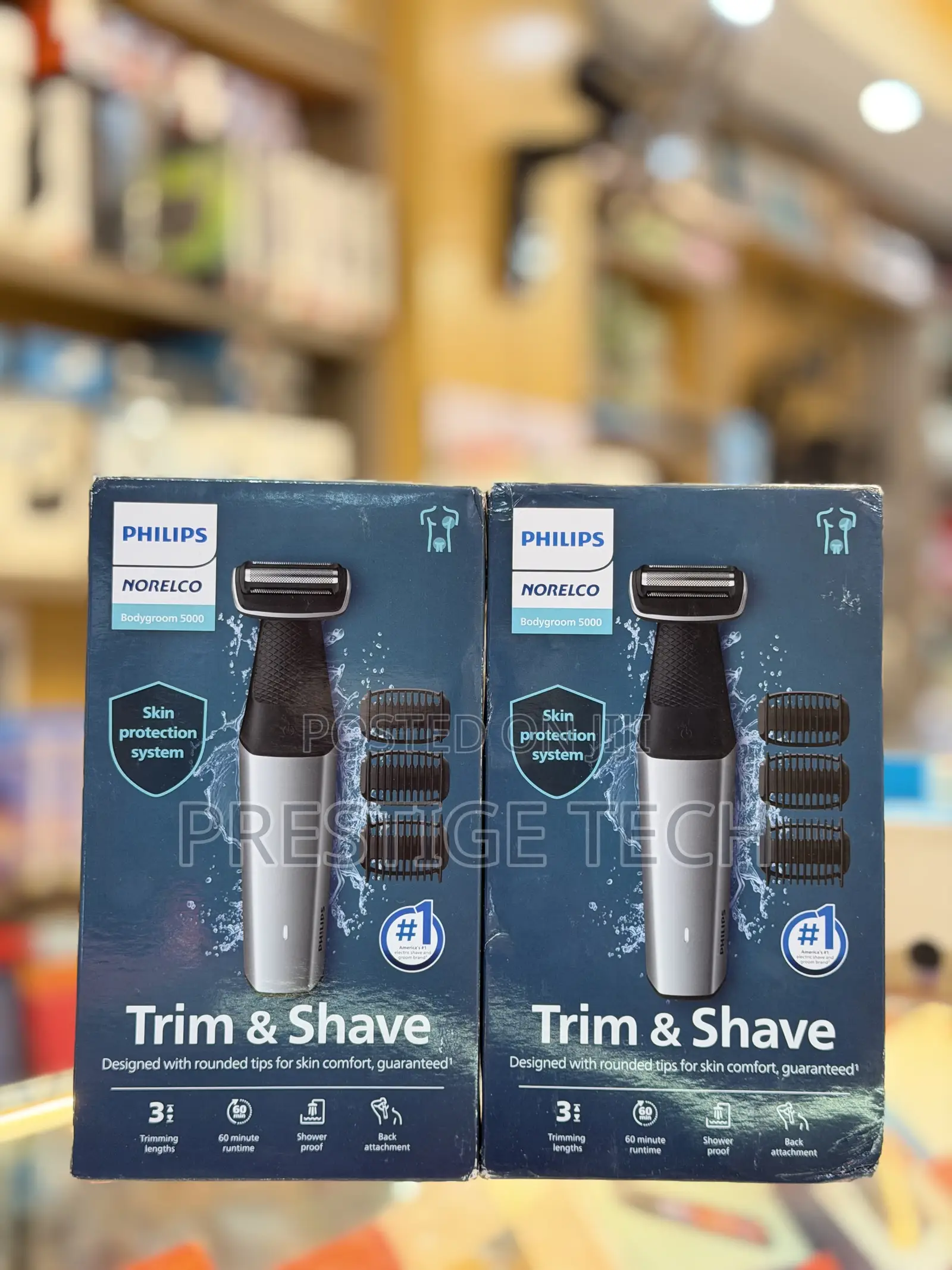 Philips Norelco Bodygroom Series 5000, Showerproof Groin Body Trimmer