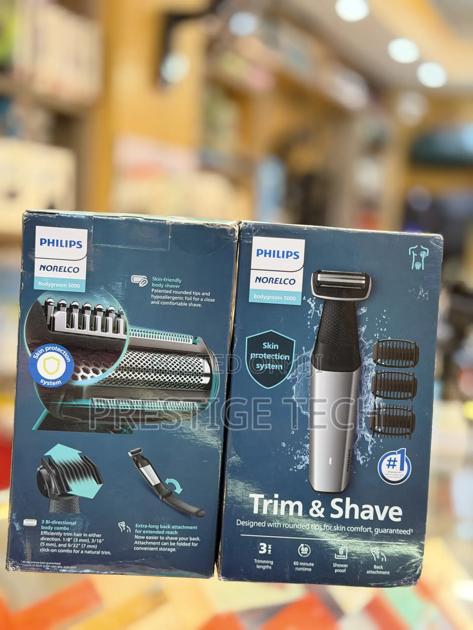 Philips Norelco Bodygroom Series 5000, Showerproof Groin Body Trimmer