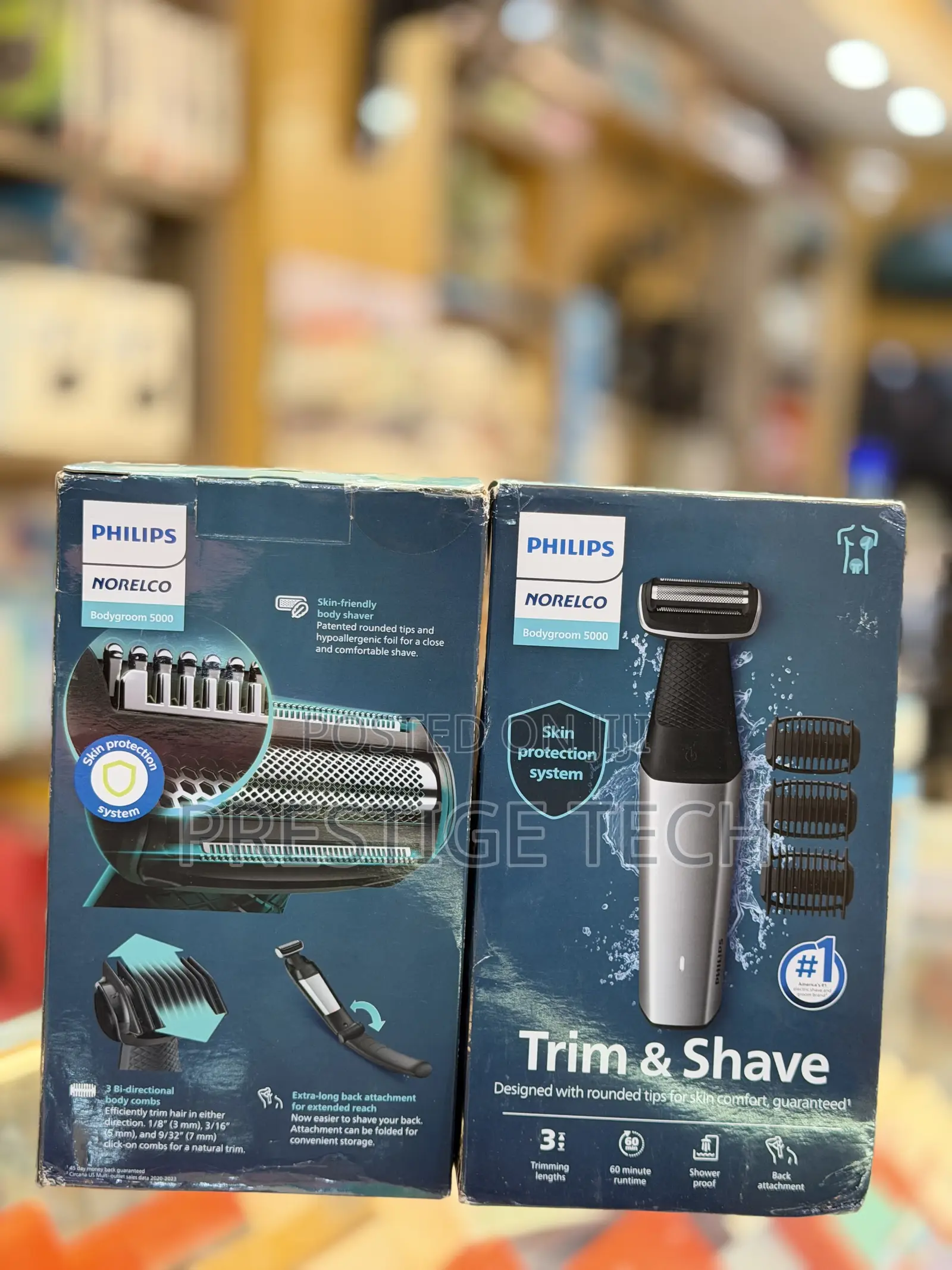 Philips Norelco Bodygroom Series 5000, Showerproof Groin Body Trimmer