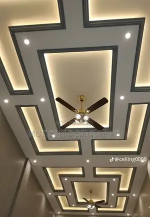 Gypsum Ceiling Designed in Office Bugolobi