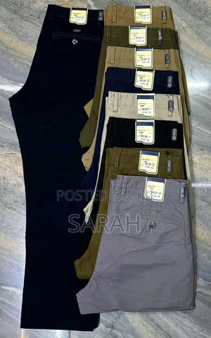 Men's Stretcher Khaki Trousers