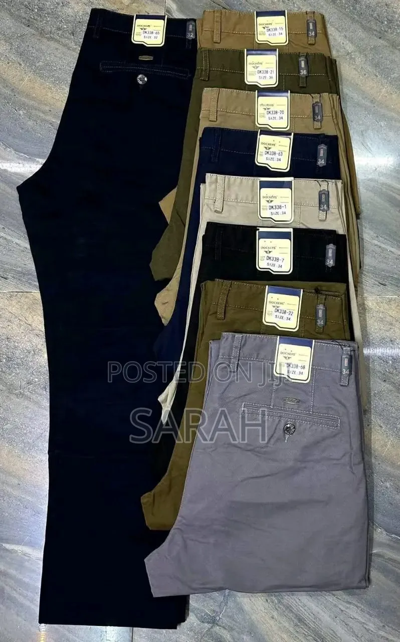 Men's Stretcher Khaki Trousers