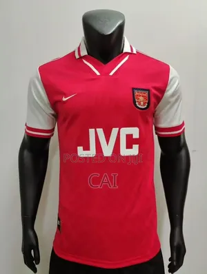 Nike Iconic JVC Arsenal Jersey. Red, Yellow