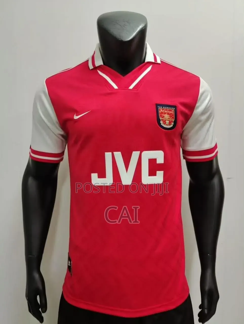 Nike Iconic JVC Arsenal Jersey. Red, Yellow