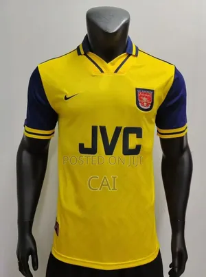 Nike Iconic JVC Arsenal Jersey. Red, Yellow