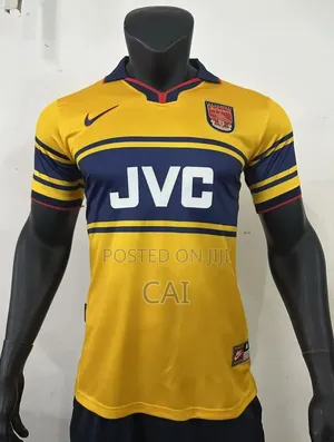 Nike Iconic JVC Arsenal Jersey. Red, Yellow