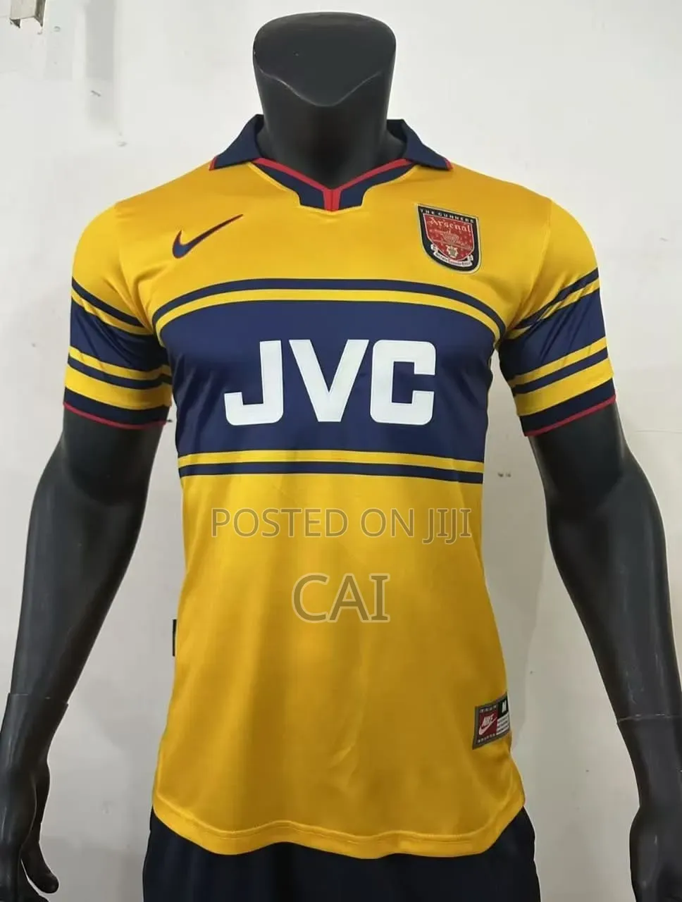 Nike Iconic JVC Arsenal Jersey. Red, Yellow