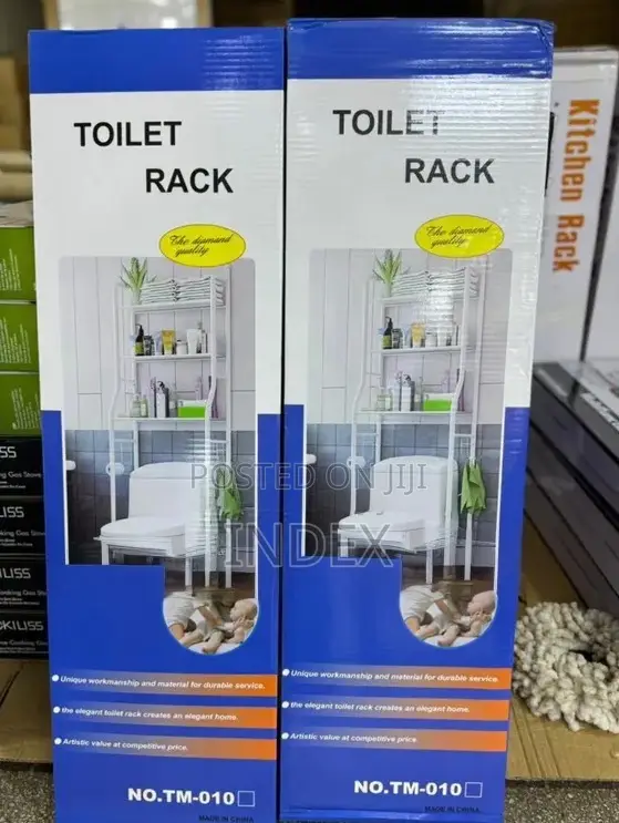 3-tier Metal Toilet Rack Organizer