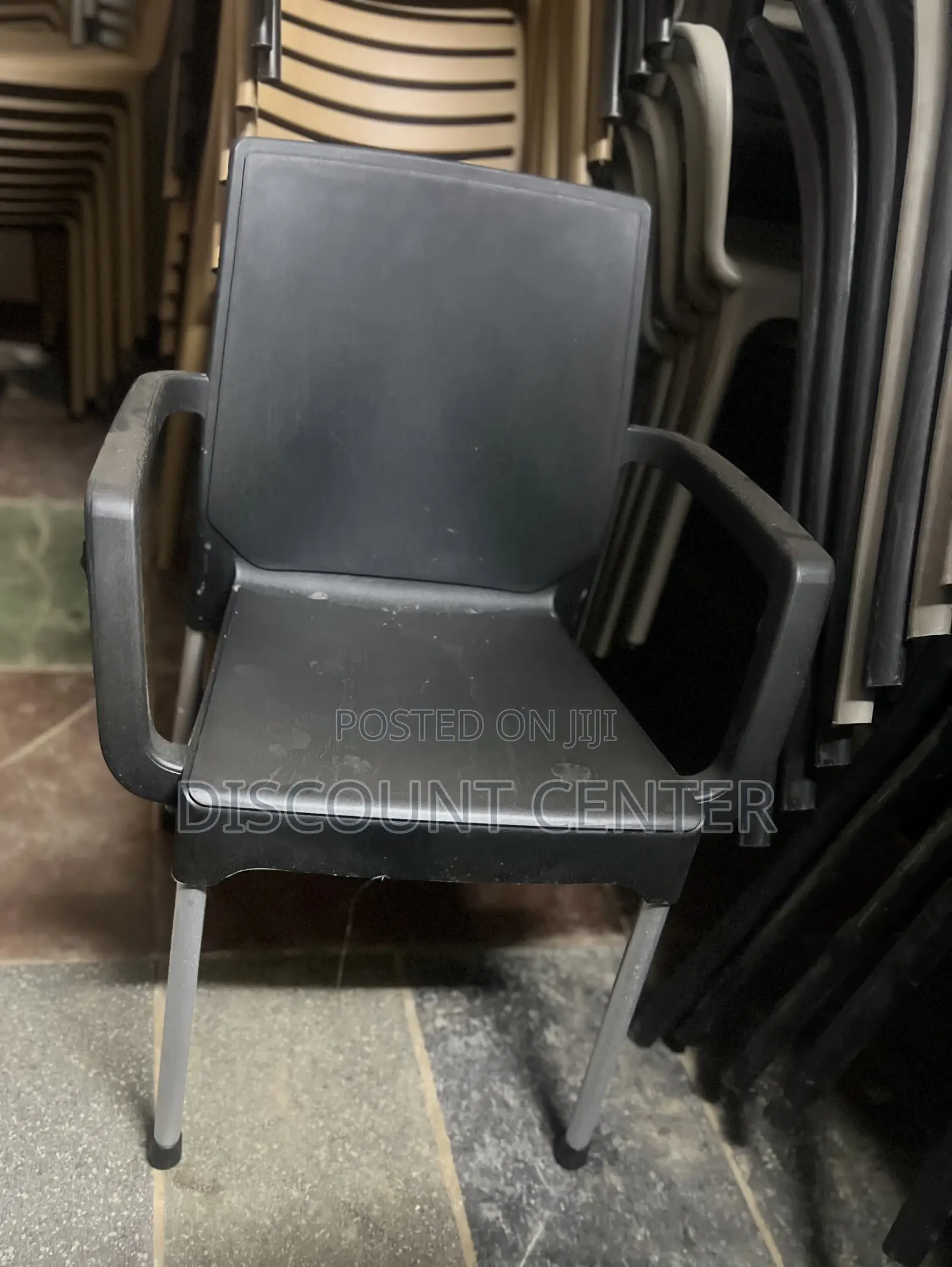 Plastic Chair With Stainless Legs