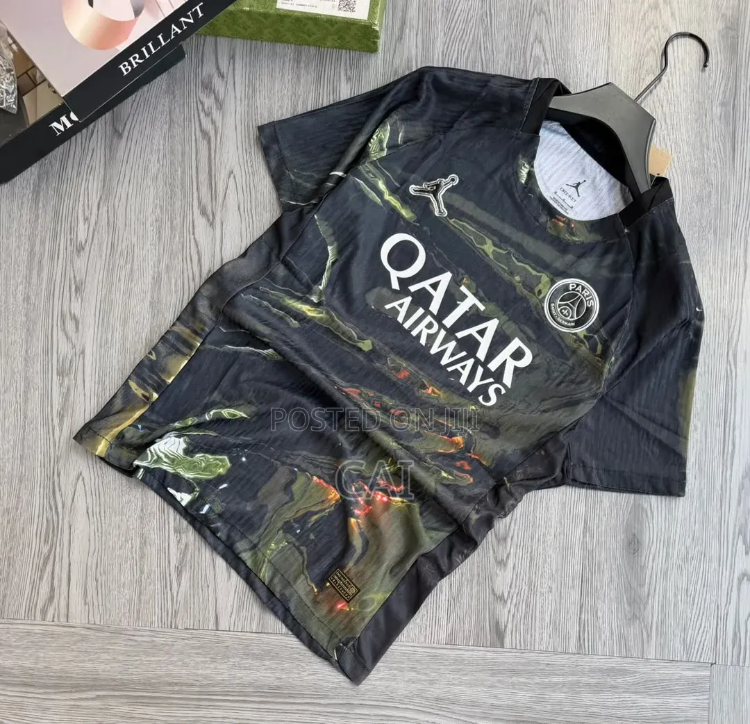 Nike Jordan Paris Saint-Germain 2025-2026 Night Edition Jersey.