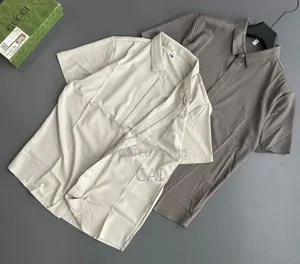 Men's Short-Sleeve Zipper Shirts