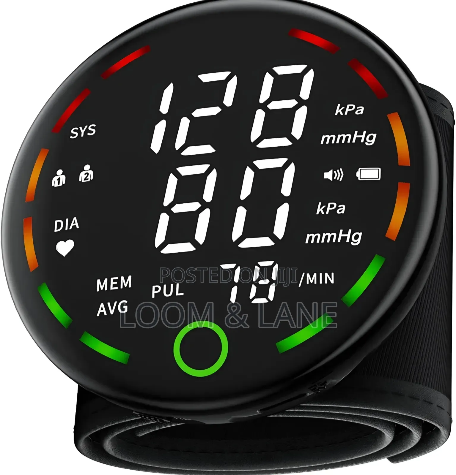 Porodo Liveon Digital Blood Pressure Monitor