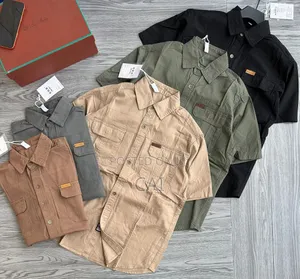 Men's Safari Short-Sleeve Cargo Shirts