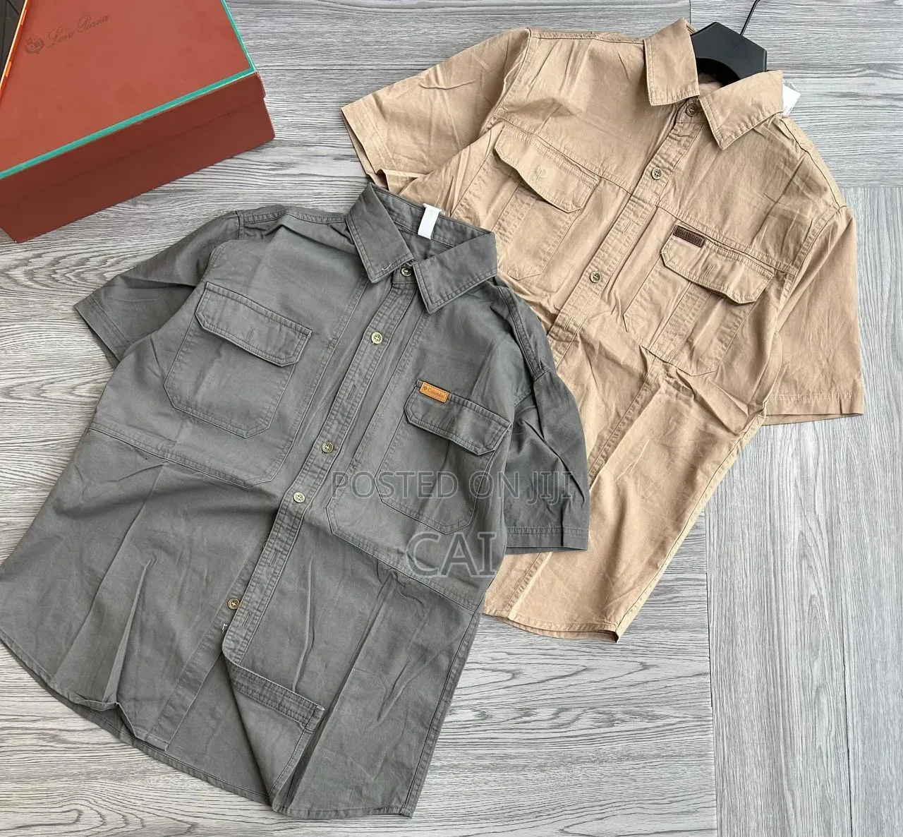 Men's Safari Short-Sleeve Cargo Shirts