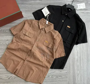 Men's Safari Short-Sleeve Cargo Shirts