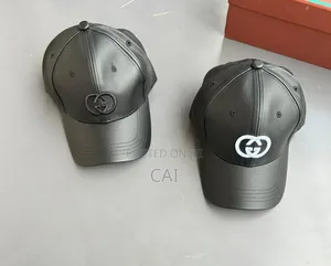 Faux Leather Unisex Baseball Caps