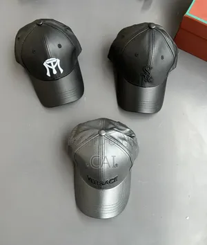 Faux Leather Unisex Baseball Caps